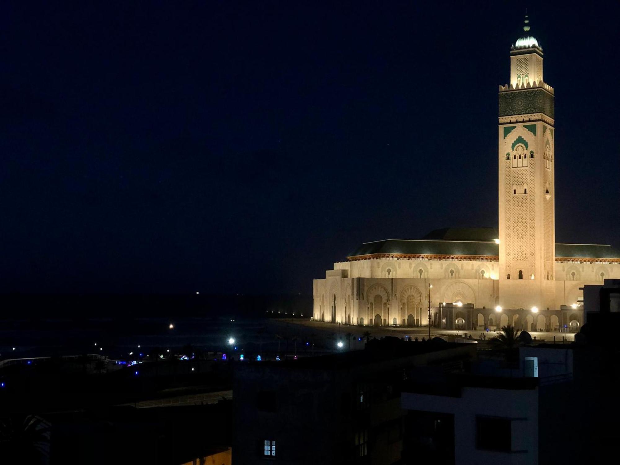 Bel Appartement Avec Une Belle Vue Sur La Grande Mosquee Hassan II Et La Mer Касабланка Экстерьер фото